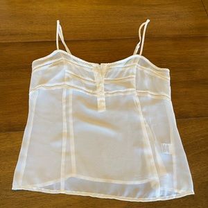 Urban Outfitters Kimchi Blue Sheer White Blouse